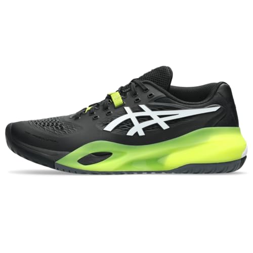 ASICS Men's Gel-Resolution X Tennis Shoes, 11.5, Black/White