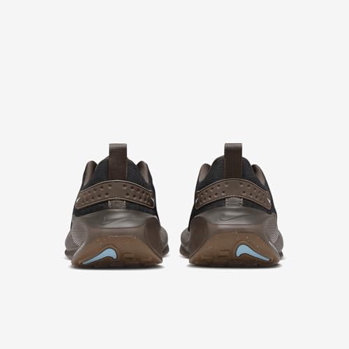 Nike InfinityRN 4 Men's Road Running Shoes (FZ3652-010, Black/Velvet Brown/Earth/Baroque Brown) Size 7.5