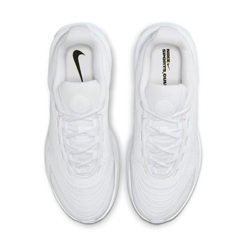 Nike Women's Air Max Fire Lifestyle Shoes, White/White-Black, 8