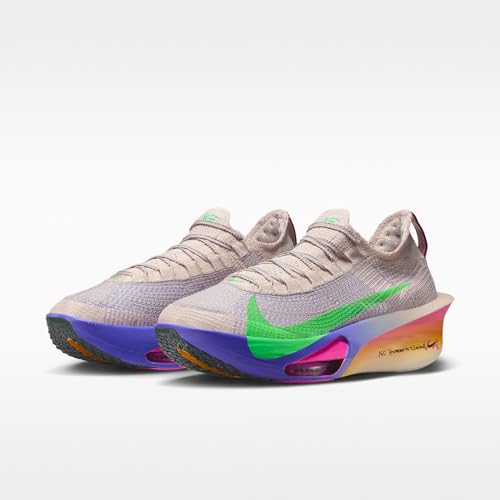 Nike Alphafly 3 "Eliud Kipchoge Men's Road Racing Shoes (Silt Red/Bright Ceramic/Fire Pink/Green Shock) Size 12