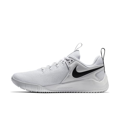Nike Womens Zoom Hyperace 2 Volleyball Shoe nkAA0286 100 (8.5 M) White/Black