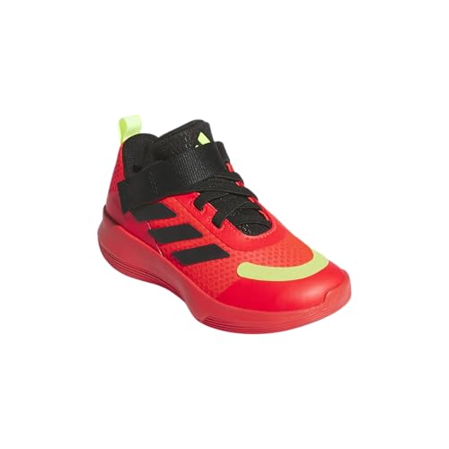 Adidas Unisex-Kids Basketball Legends, Lucid Red/Black/Lucid Lemon, 5.5