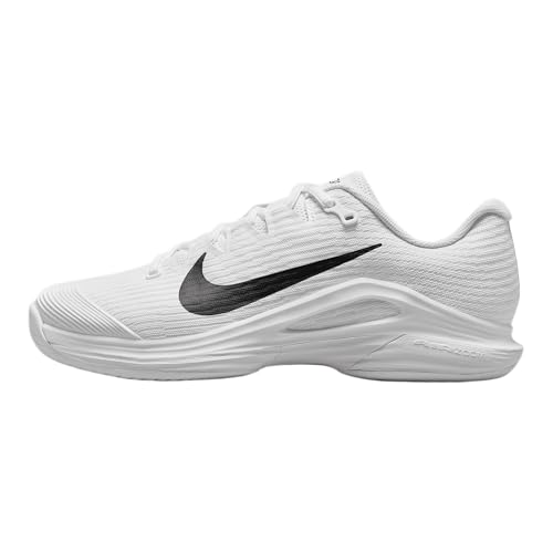Nike Vapor 12 Women's Hard Court Tennis Shoes (FV5554-100, White/Summit White/Black) Size 7