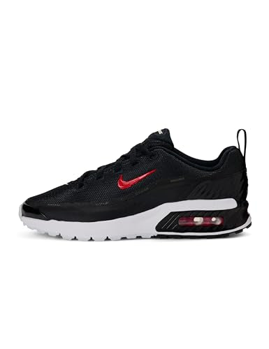Nike Little Kids' Air Max Bia Shoes, Black/University Red-White-Anthracite, 2Y