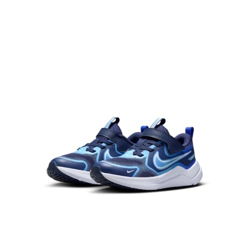 Nike Little Kid's Cosmic Runner Grd, Midnight Navy/Glacier Blue-Racer Blue, 2.5Y