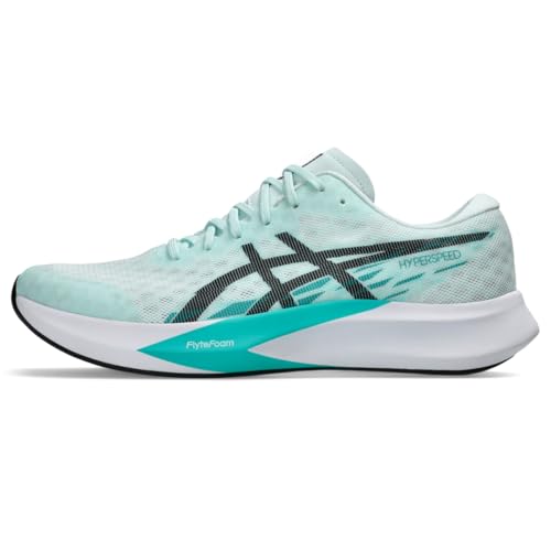 ASICS Men's Hyper Speed 4 Running Shoes, 11.5, Soothing SEA/Black