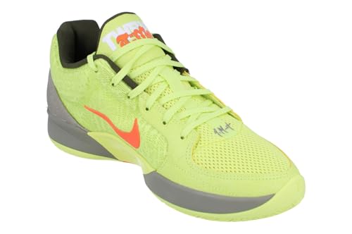 Ja 2 Basketball Shoes (FD7328-701, Light Lemon Twist/Light Army/Cargo Khaki/Total Orange) Size 12