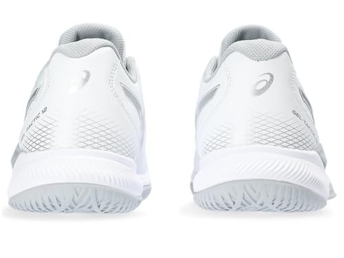 ASICS Women's Gel-Tactic 12 Volleyball Shoes, 10, White/Pure Silver