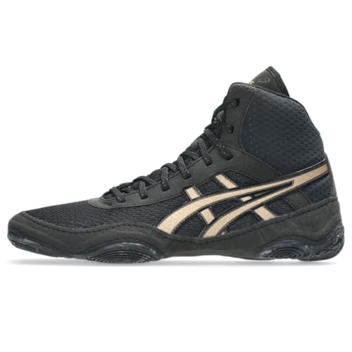 ASICS Women's MATBLAZER Wrestling Shoes, 8, Black/Champagne
