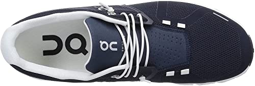 On Men's Cloud 5 Sneakers, Midnight/White, 8