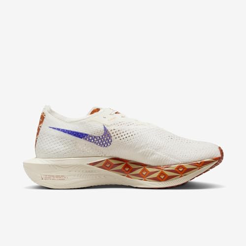 Nike Vaporfly 3 Men's Road Racing Shoes (FQ7676-100, Sail/Safety Orange/Burnt Sunrise/Hyper Royal) Size 9