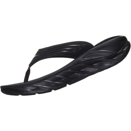 Hoka Men's Ora Recovery Flip Black/Dark Gull Gray 7 Medium