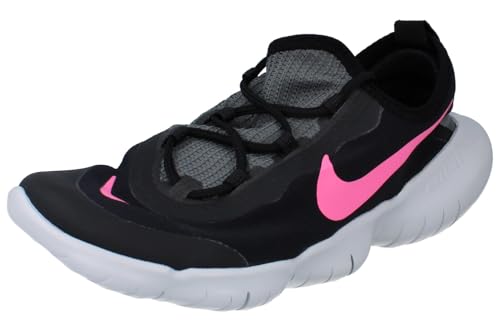Nike Free RN 5.0 Unisex CJ2079-001 (Black/Pink Glow-Smoke Grey-PH), Size 6