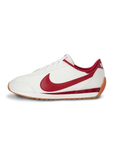 Nike Men's Pacific Leather Shoes, Sail/Tough Red-Gum Medium Brown-Black, 12