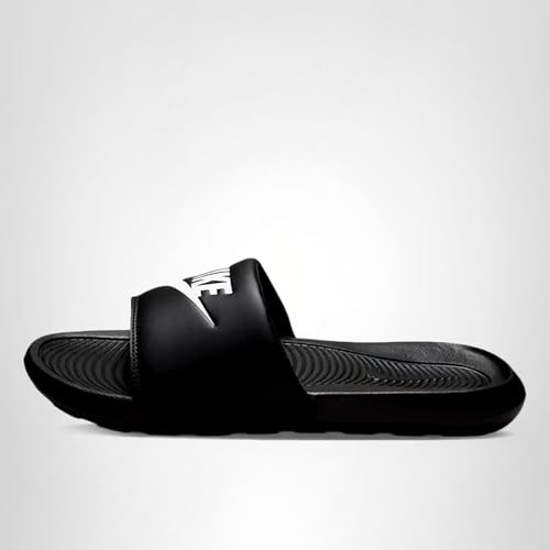 Nike Victori One Mens Comfort Slide Cn9675-003 (Black/White, Numeric_13)