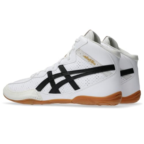 ASICS Men's Matflex 8 Wrestling Shoes, 11, White/Black
