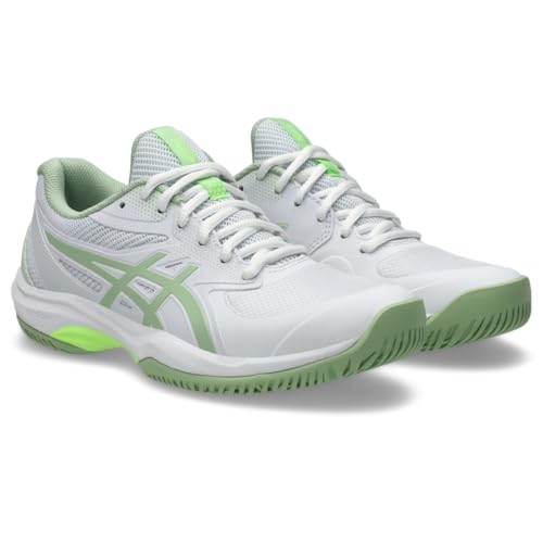 ASICS Women's Game FlyteFoam Pickleball Shoes, 9, White/Jade