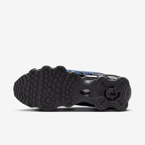 Nike Shox TL Men's Shoes (IB7670-001, Black/Metallic Silver/Lyon Blue/Varsity Maize) Size 10.5