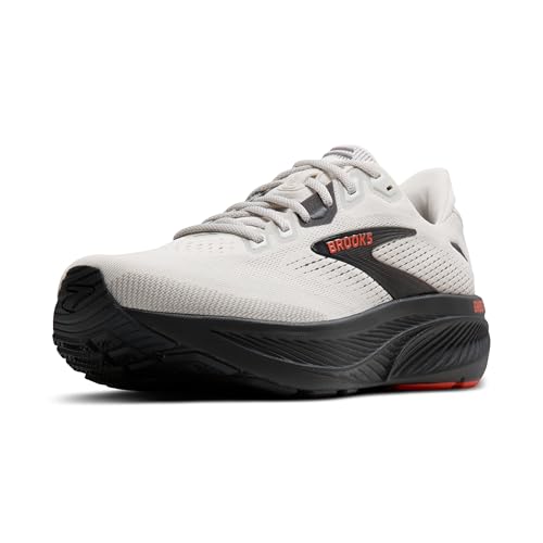 Brooks Men’s Ghost 18 Neutral Running & Walking Shoe - Coconut/Pearl/Tigerlily - 11 Wide
