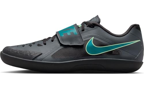 Nike Zoom Rival SD 2 Track & Field Throwing Shoes (FZ9665-001, Black/Electric Algae/Bright Spruce/Volt) Size 7
