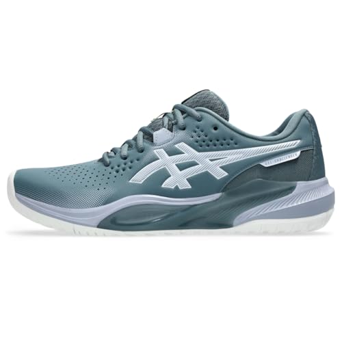 ASICS Men's Gel-Challenger 15 Tennis Shoes, 12, IRONCLAD/Grey Blue