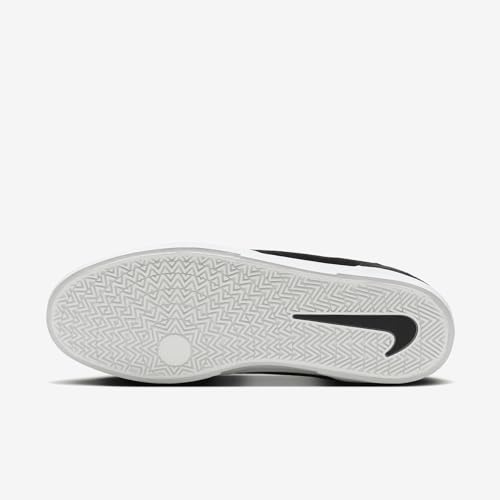 Skate SB Malor Shoes in Black & White by Nike