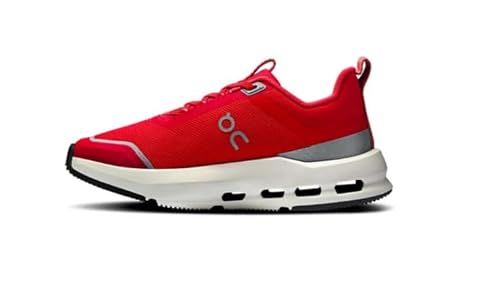 On Unisex Kids Cloudnova Kids (Little Kid), Red/Terra, 2, Medium