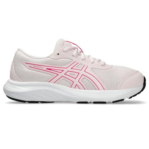 ASICS Kid's Contend 9 Grade School Running Shoes, 4.5, Pale Pink/White