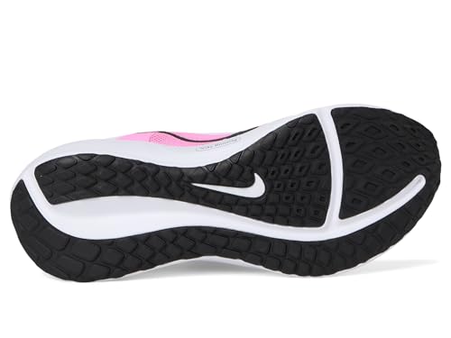 Nike Women's Downshifter 13 Road Running Shoes, White/Pink Spell-Black, 6 Extra Wide