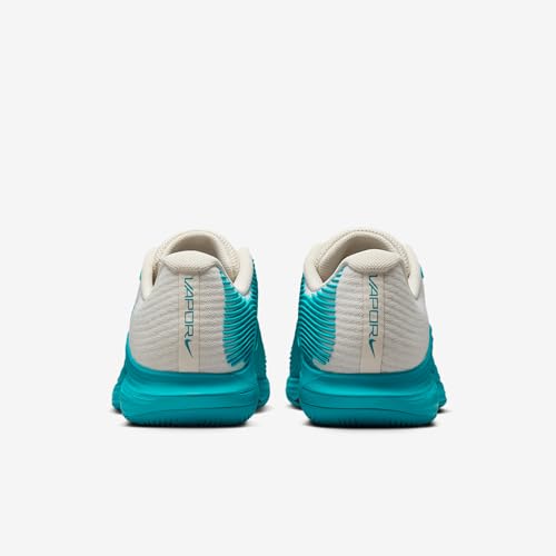 Nike Vapor 12 Premium Women's Hard Court Tennis Shoes (Dusty Cactus/Pale Ivory/Metallic Silver/Dark Team Red) Size 10