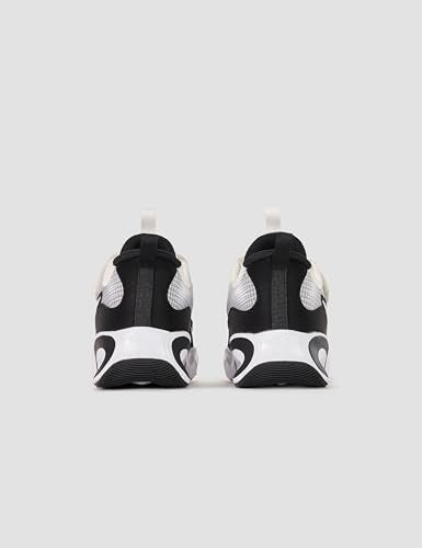 Nike Little Kid's Air Max Nova LifestyleShoes, White/White-Black-Wolf Grey, 1Y