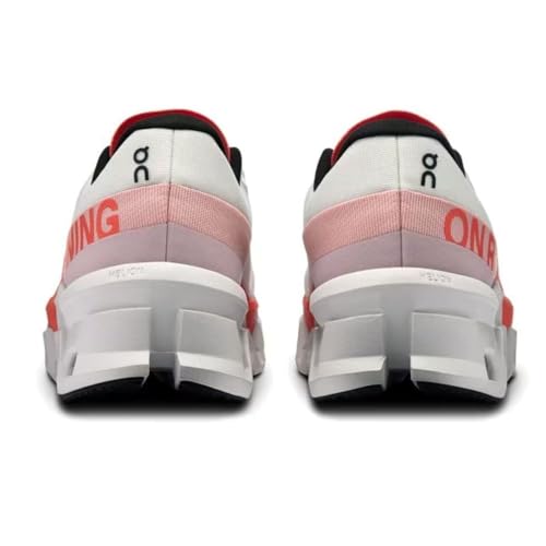 On Men's Cloudmonster 2 Running Shoes, Undyed/Flame, 12 US