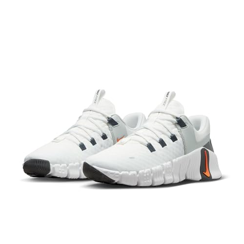 Nike Free Metcon 5 Mens Shoes Size 8.5, Color: Summit White/Bright Mandarin