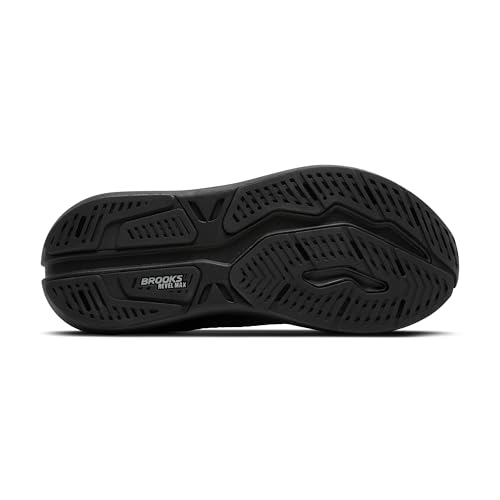 Brooks Women’s Revel Max Neutral Running & Walking Shoe - Black/Black/Ebony - 8 Medium