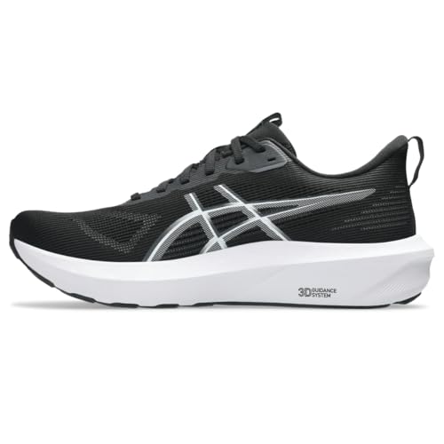 ASICS Men's GT-1000 14 Running Shoes, 10, Black/White