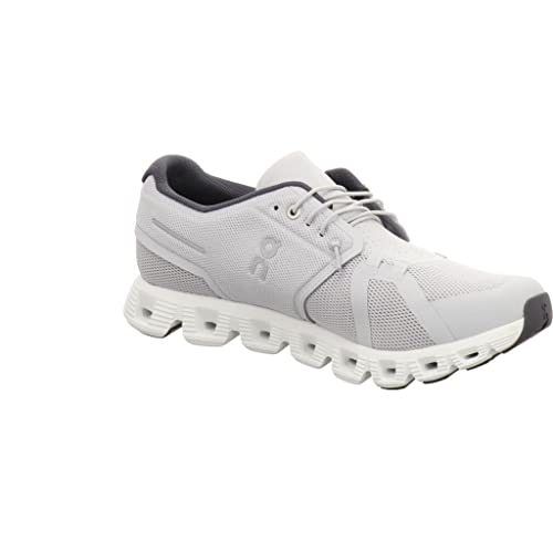 On Men's Cloud 5 Sneakers, Glacier/White, 8 Medium US