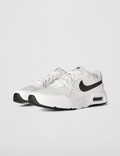 Nike Men's Air Max SC Shoes, White/Black-White, 10.5