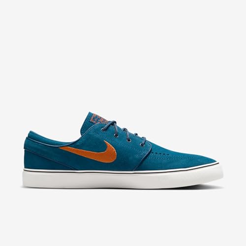 Nike SB Zoom Janoski OG+ Skate Shoes (Blue Force/Blue Force/Summit White/Campfire Orange) Size 8.5