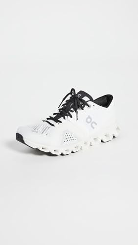 On Women's Cloud X Sneakers, White/Black, 8.5 Medium US