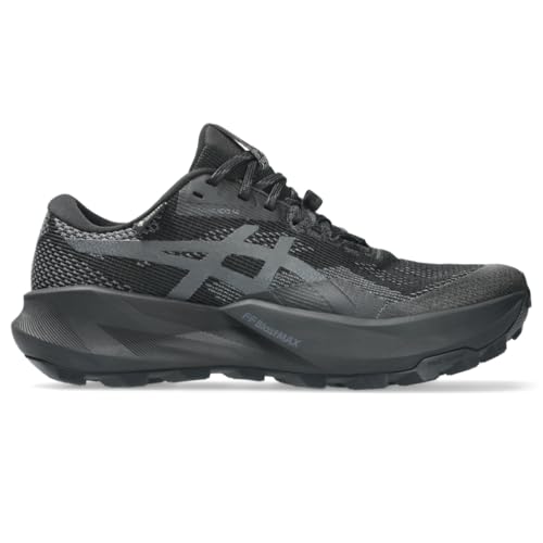 ASICS Women's Trabuco 14 GTX Trail Running Shoes, 9, Black/Graphite Grey