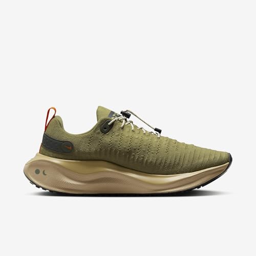 Nike InfinityRN 4 Men's Road Running Shoes (HJ7669-276, Neutral Olive/Flax/Parachute Beige) Size 6.5