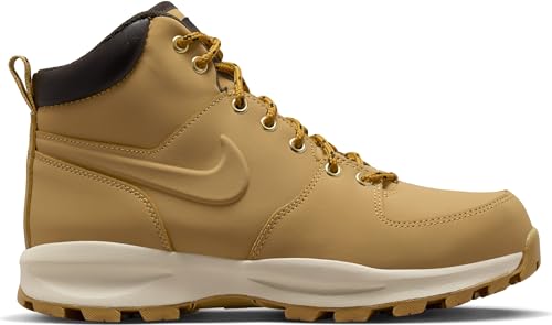 NIKE Men's Manoa Leather Boot, Haystack/Haystack/Velvet Brown, 8.5 D(M) US