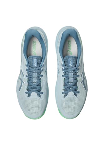 ASICS Men's Netburner Ballistic FF 4 Volleyball Shoes, Cool Grey Saba Blue, 9 US