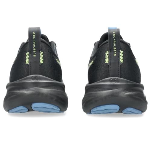 ASICS Men's Gel-Pulse 16 Running Shoes, 10.5, Black/Pure Silver