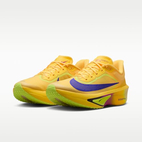 Nike Zoom Fly 6 Men's Road Racing Shoes (Citron Pulse/Volt Ice/Hyper Violet/Indigo Burst) Size 10.5