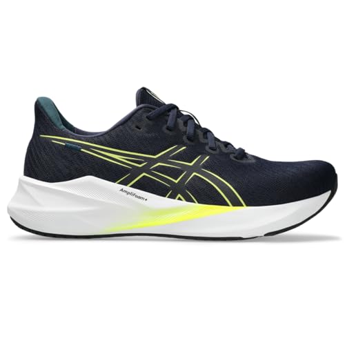 ASICS Men's VERSABLAST 4 Running Shoe, 14, Midnight/Citron