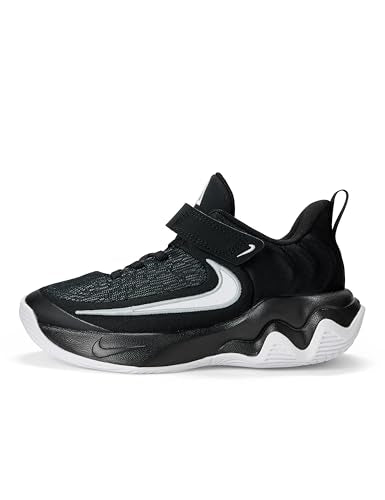 Nike Little Kid's Giannis Immortality 4 Basketball Shoe, Black/White-Wolf Grey, 2Y