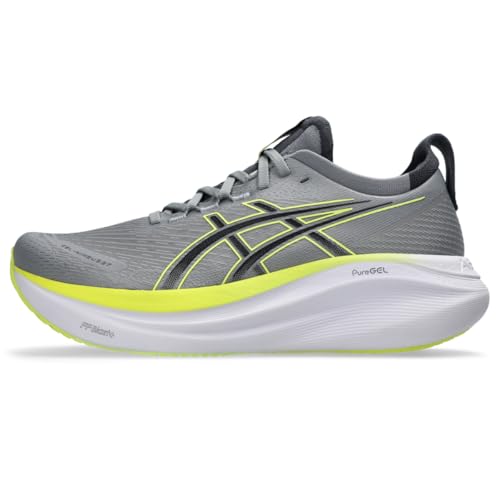 ASICS Men's Gel-Nimbus 27 Running Shoe, 11.5, Gravel/Carrier Grey