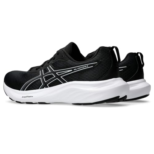 ASICS Men's Gel-Contend 9 Running Shoes, 10.5, Black/White