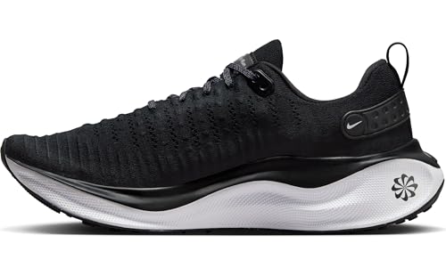 Nike InfinityRN 4 Men's Road Running Shoes (Extra Wide) (FN0881-001, Black/White) Size 9